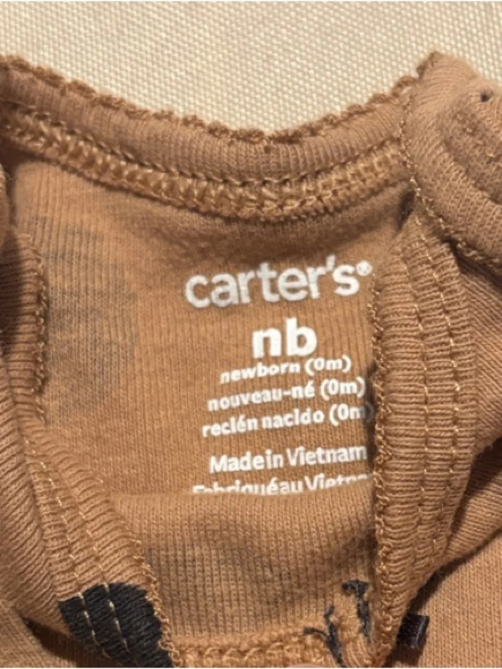 Carter's Navy, Brown, Rust, Pink & Cream Long-Sleeve Baby Bodysuit Set